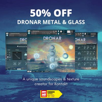 DRONAR Metal & Glass is half price!